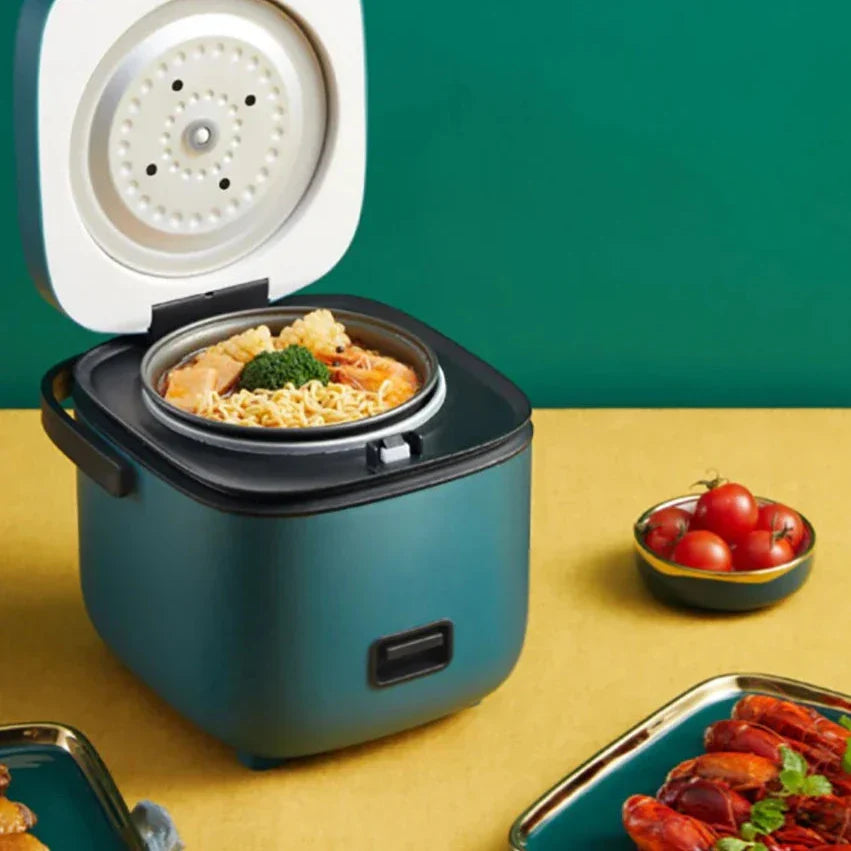 1.2L New Mini Rice Cooker Small 1-2 Person Rice Cooker With Handle Household Kitchen Household Appliances WIth Steam