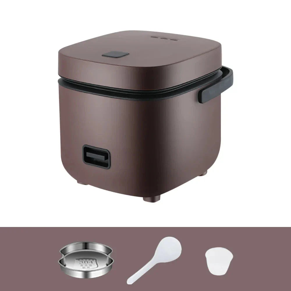 1.2L New Mini Rice Cooker Small 1-2 Person Rice Cooker With Handle Household Kitchen Household Appliances WIth Steam