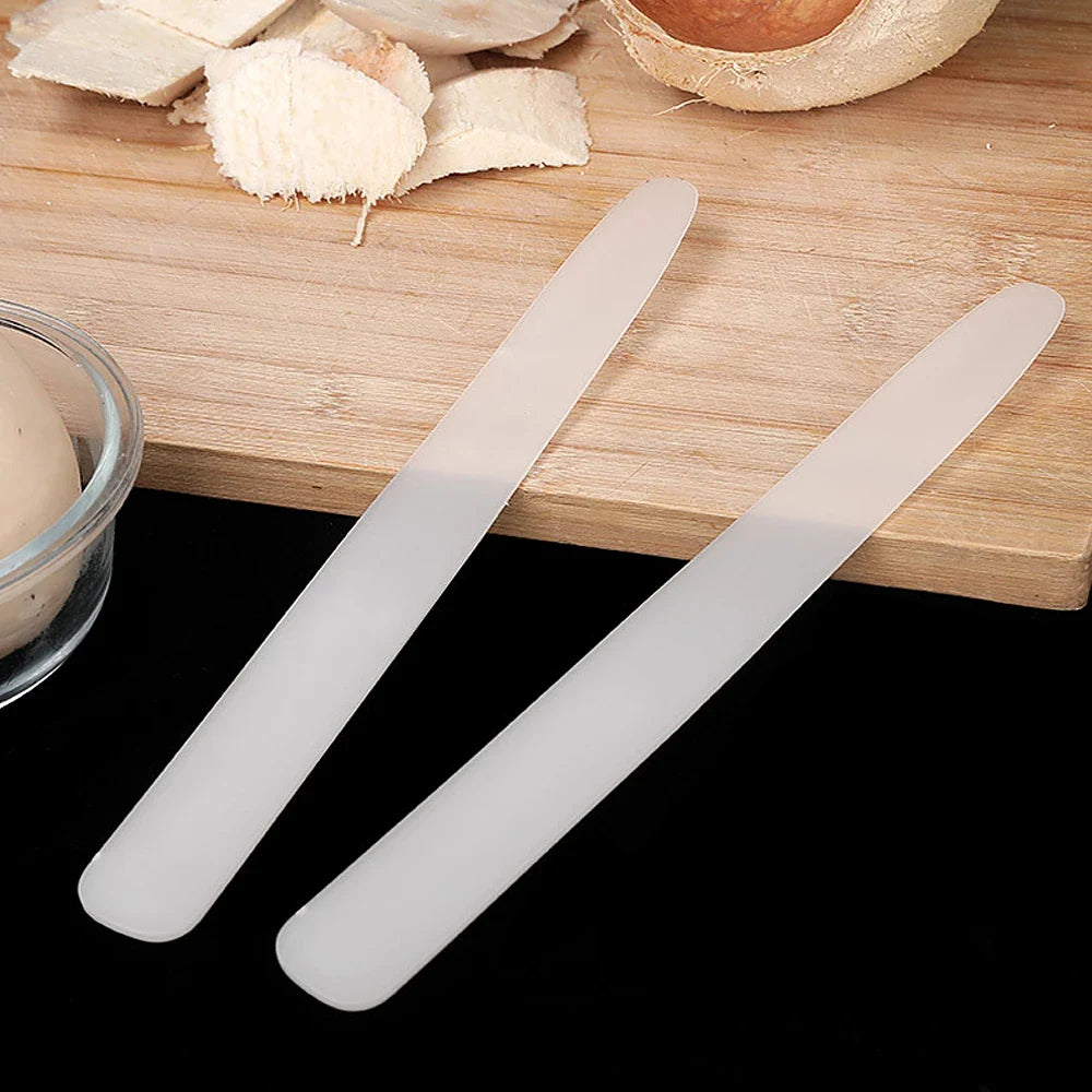 1/2PCS Coconut Meat Removal Soft Knife Plastic Coconut Tool Opener Convenient Sturdy Long Handle Coconut Opener Kitchen