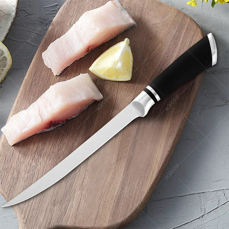 1-3pcs Stainless Steel Boning Knife Kitchen Vegetable and Fruit Cutting Knives Professional Fish Scale Scraping Knife