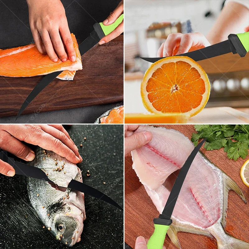 1-3pcs Stainless Steel Boning Knife Kitchen Vegetable and Fruit Cutting Knives Professional Fish Scale Scraping Knife