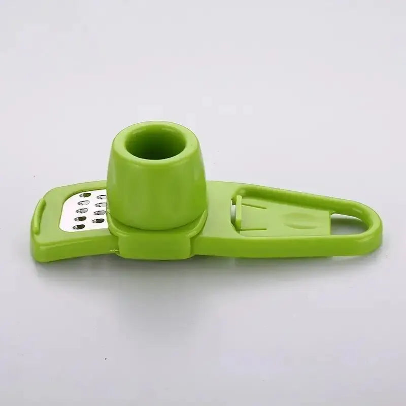 1 Green Pack Mini Garlic Grinder Creative Garlic Press Kitchen Garlic Mash Manual Garlic Mashing Green Kitchen Gadgets