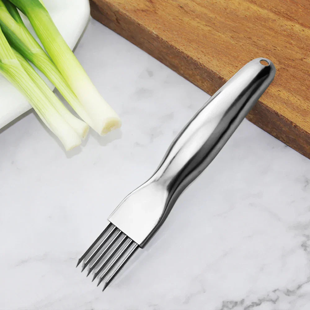 1 Shred Silk The Knife Stainless Steel Vegetable Scallions Garlic Cutter Graters Food Kitchen Speedy Chopper Kitchen