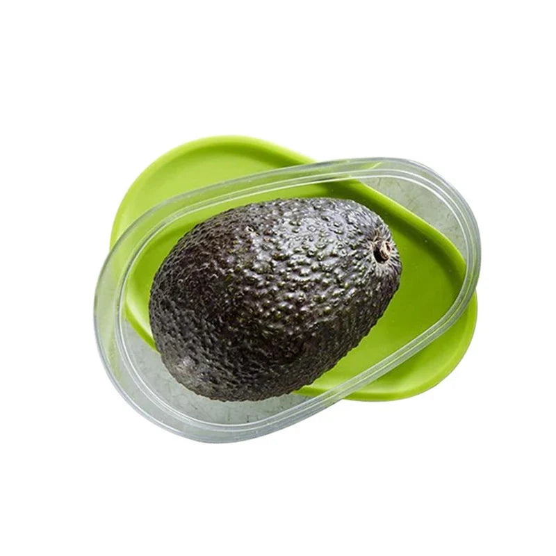 1pc Avocado Food Storage Box Space Saving Avocado Saver Plastic Fruit Container for Kitchen Crisper Vegetable Organizer