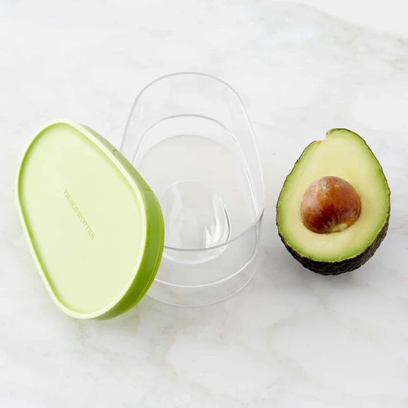 1pc Avocado Food Storage Box Space Saving Avocado Saver Plastic Fruit Container for Kitchen Crisper Vegetable Organizer