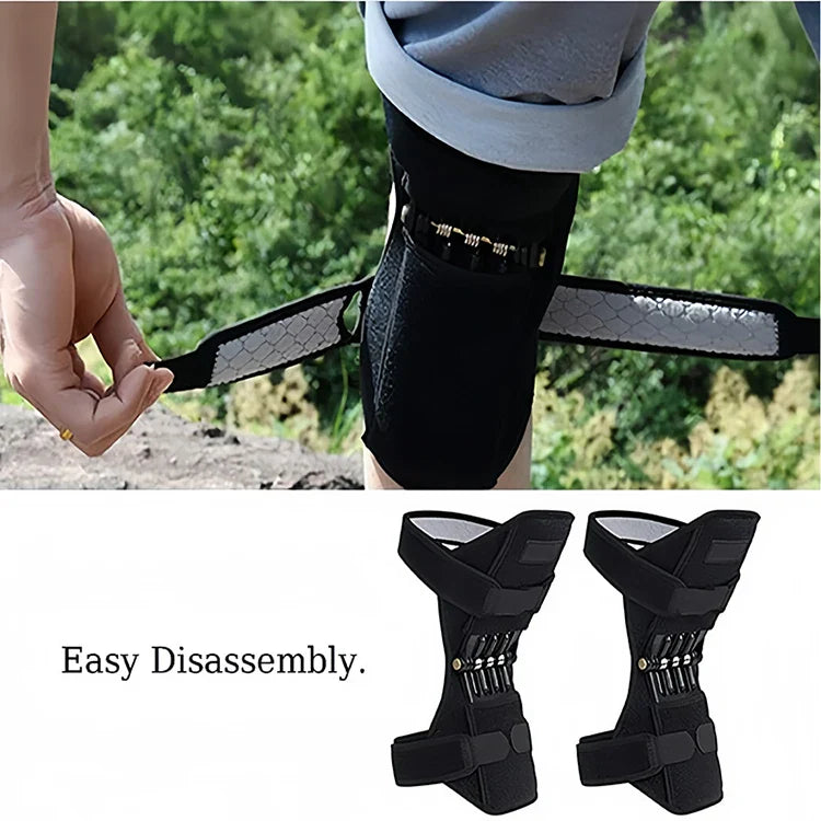 1Pc Knee Protection Booster Power Lift Join Support Knee Pad Spring Force Knee Booster for Climbing Sports Training