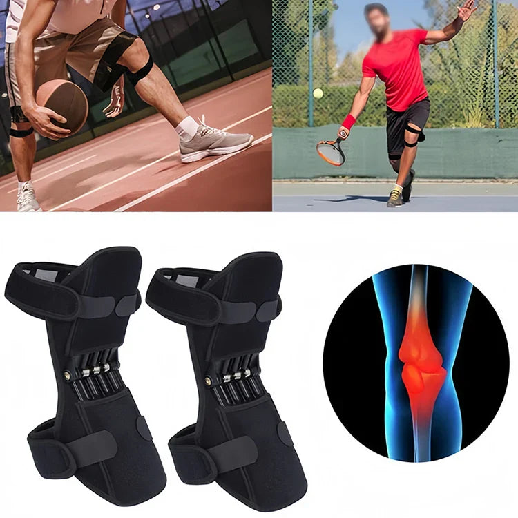 1Pc Knee Protection Booster Power Lift Join Support Knee Pad Spring Force Knee Booster for Climbing Sports Training