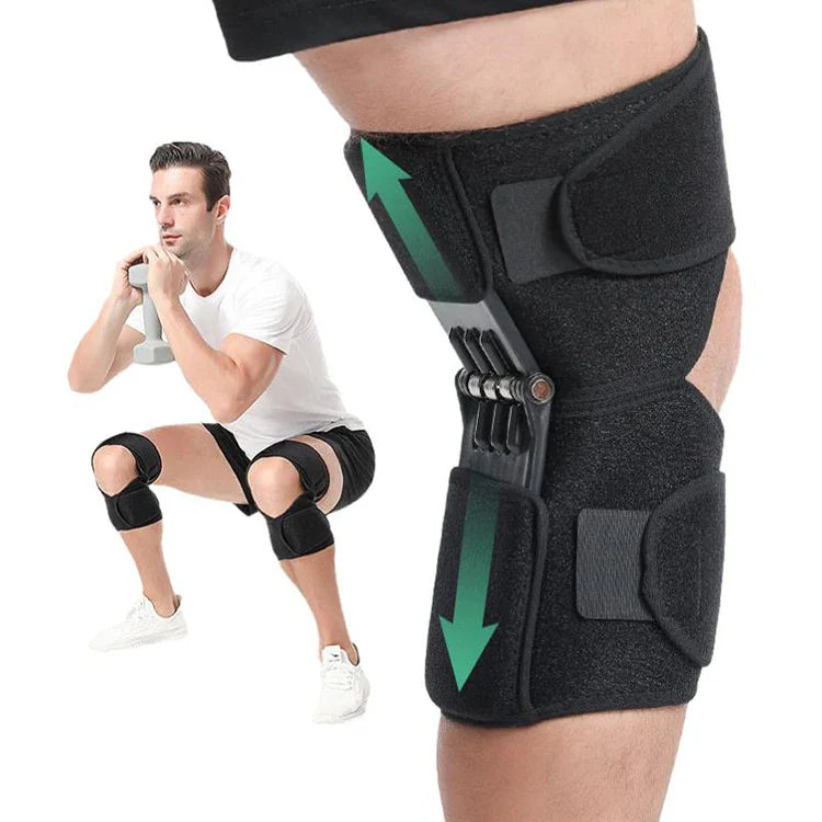 1Pc Knee Protection Booster Power Lift Join Support Knee Pad Spring Force Knee Booster for Climbing Sports Training