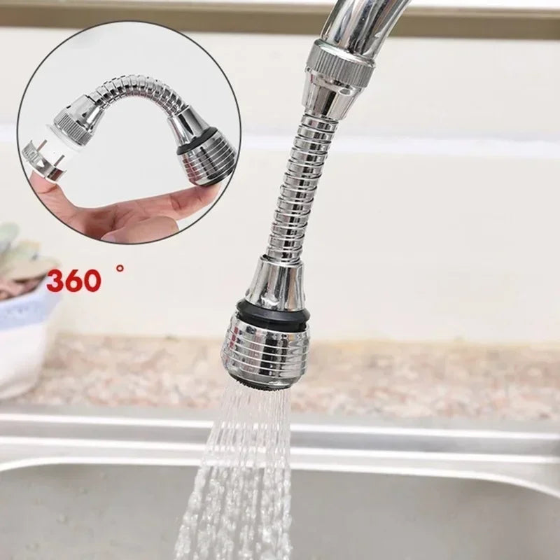 360 Swivel Faucet Extenders Bubbler Waters Saving Tap Extender High Pressure FaucetAdapter Water Filter Nozzle Kitchen