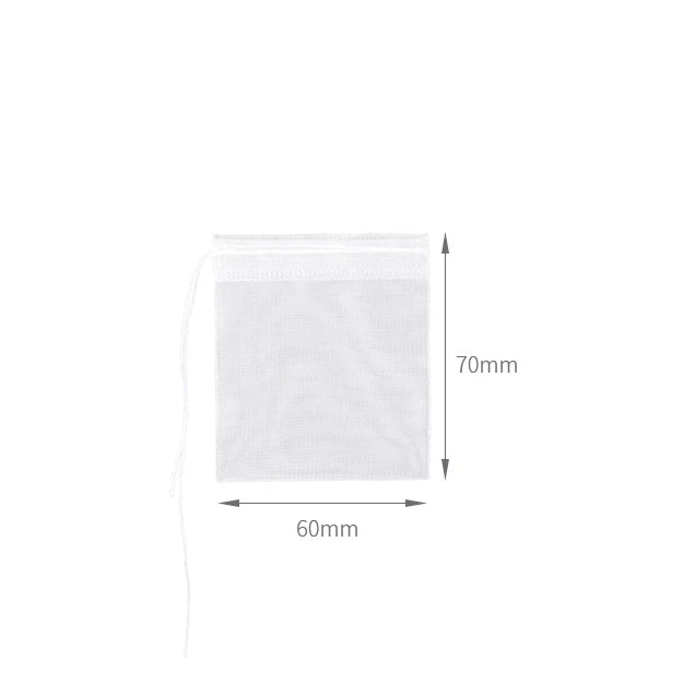 50PCS Tread-Pulling Tea Bag Empty Tea Leaf Filter Bag Disposable Tea Brewing Bag Coffee Bag Medicine Powder Bag