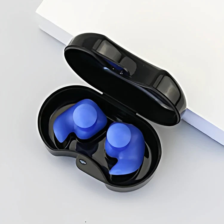 6 Pairs Waterproof Earplugs for Swimming Reusable Soft Silicone Ear Plugs for Surfing Snorkeling and Other Water Sports