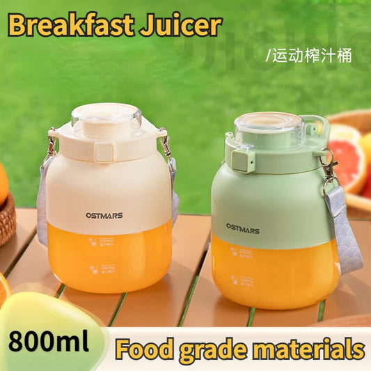 800ml Sports Juice Cup Smart Recharge Blender Portable Fresh Vegetables Fruits Juice Extractor Ice Crusher Blender