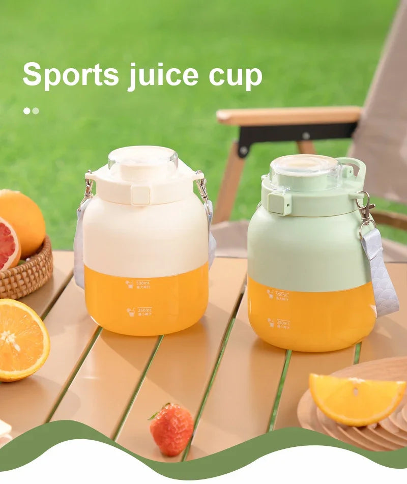 800ml Sports Juice Cup Smart Recharge Blender Portable Fresh Vegetables Fruits Juice Extractor Ice Crusher Blender