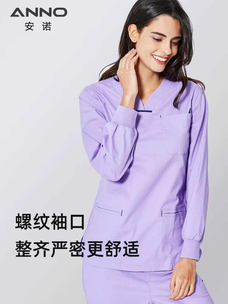 Annuo Elastic Dental Women’s Clothing Surgical Gown