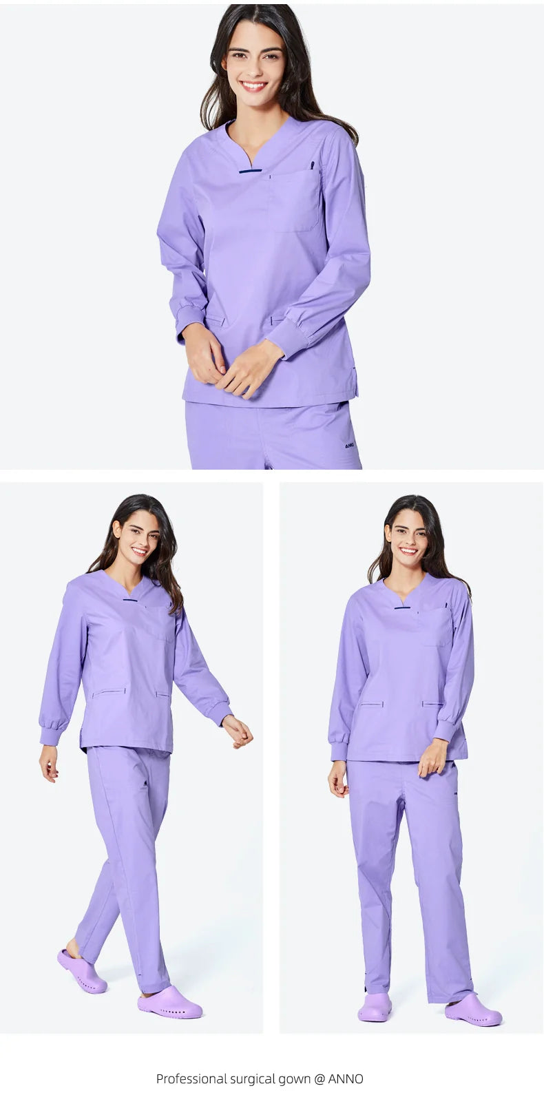 Annuo Elastic Dental Women’s Clothing Surgical Gown