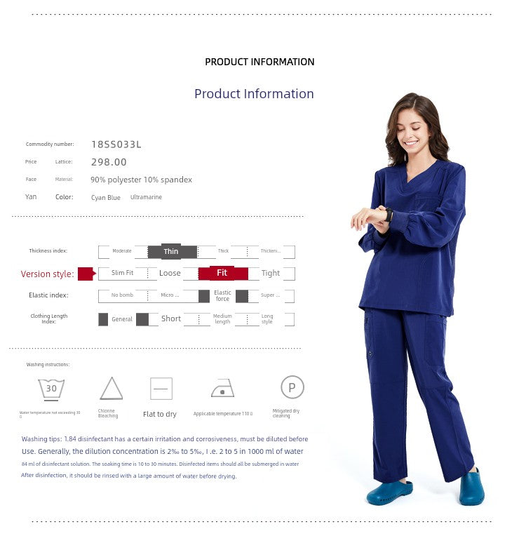 Annuo Smooth Nurse Uniform for Men and Women