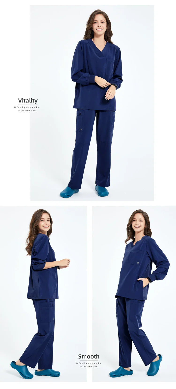 Annuo Smooth Nurse Uniform for Men and Women