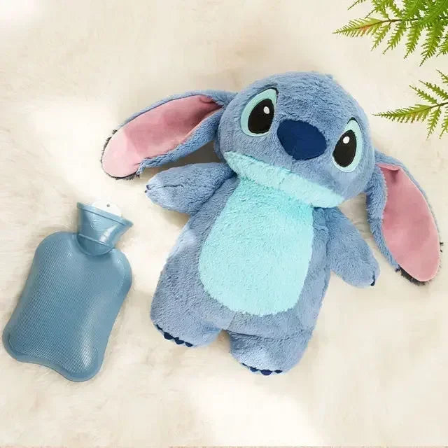 Aoger Disney Anime Hobby Stitch Winter Extra Large Plush Hot Water Bottle Women’s Home Water Filling Hand Warmer