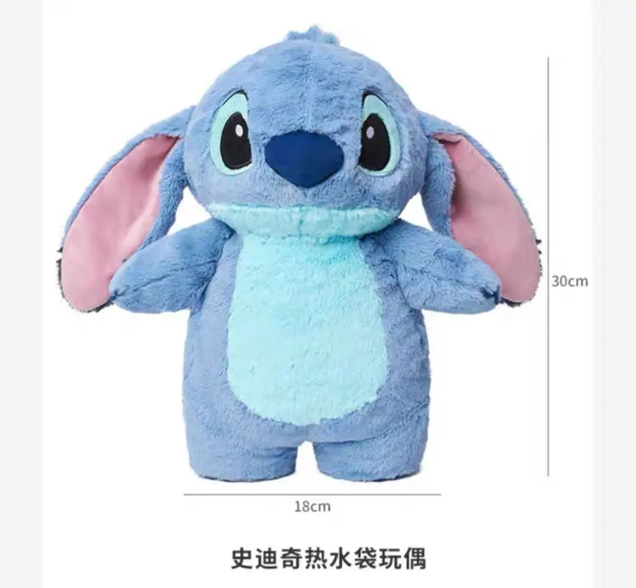 Aoger Disney Anime Hobby Stitch Winter Extra Large Plush Hot Water Bottle Women’s Home Water Filling Hand Warmer