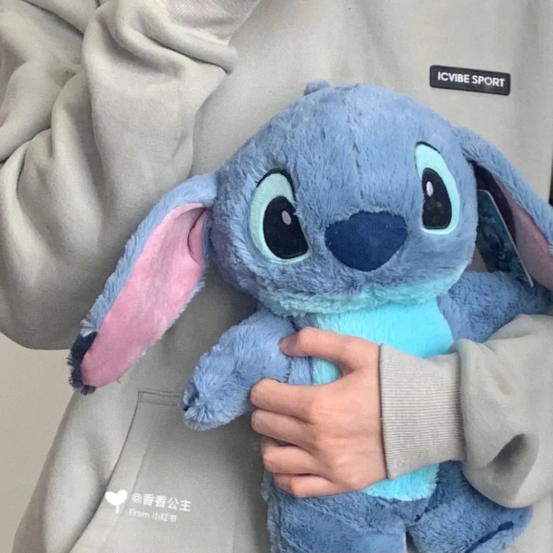 Aoger Disney Anime Hobby Stitch Winter Extra Large Plush Hot Water Bottle Women’s Home Water Filling Hand Warmer