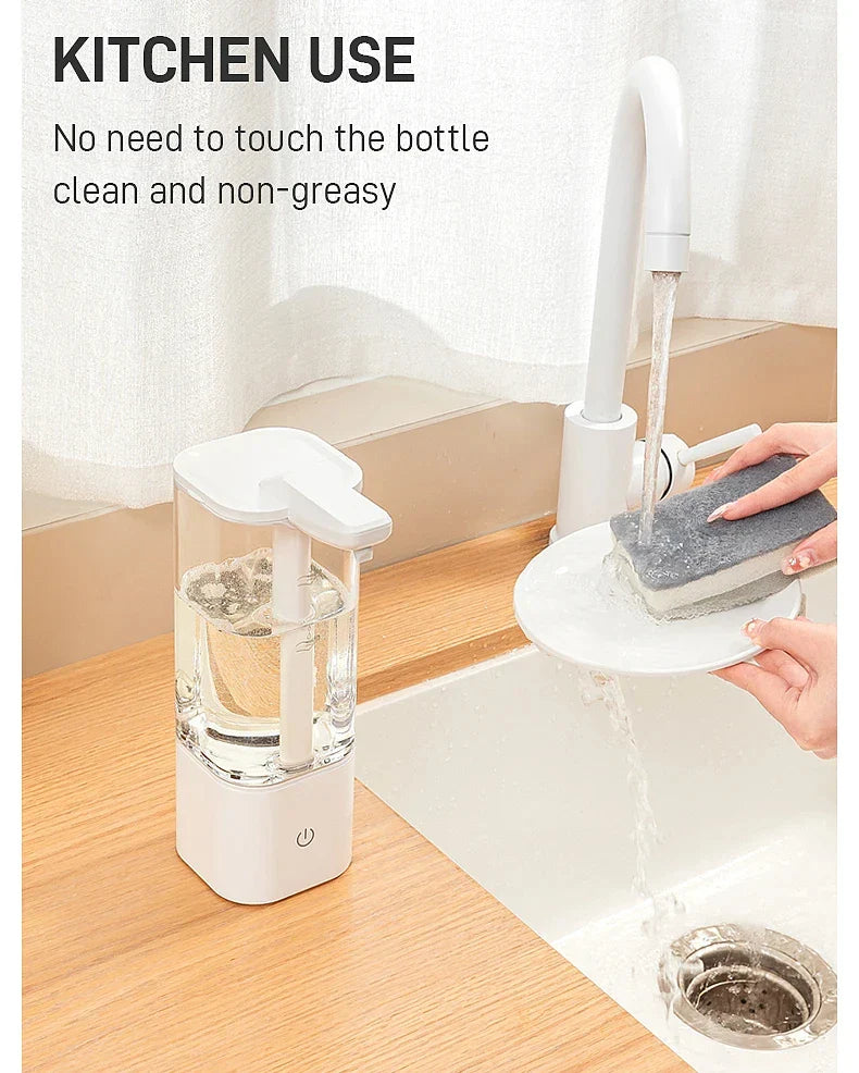 Automatic Sensor Hand Sanitizer Machine Dish Soap Machine Body Wash Shampoo Smart Distance Sensing Kitchen Home