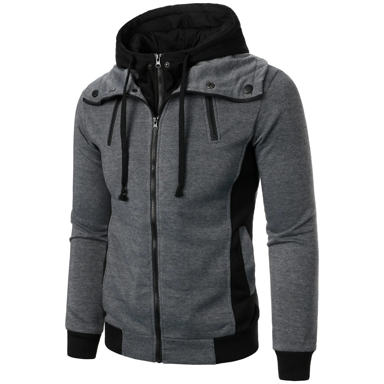 Autumn and winter men’s hooded leisure sports cardigan men’s hooded hoodie