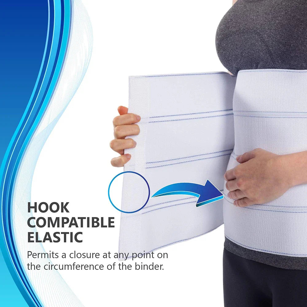 Bariatric Abdominal Binder Obesity Girdle Belt for Big Men Women with a Large Belly Post Surgery Tummy & Waist