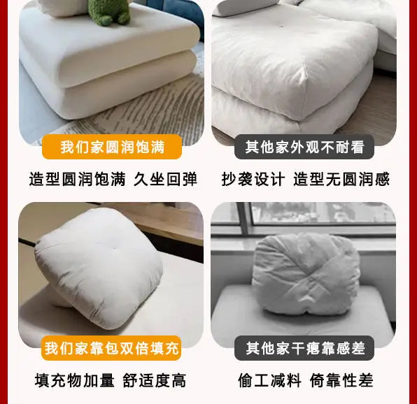 Beanbag Sofa Tofu Block Sofa Single Sofa Recliner for Living Room Removable and Washable Fabric Sofa