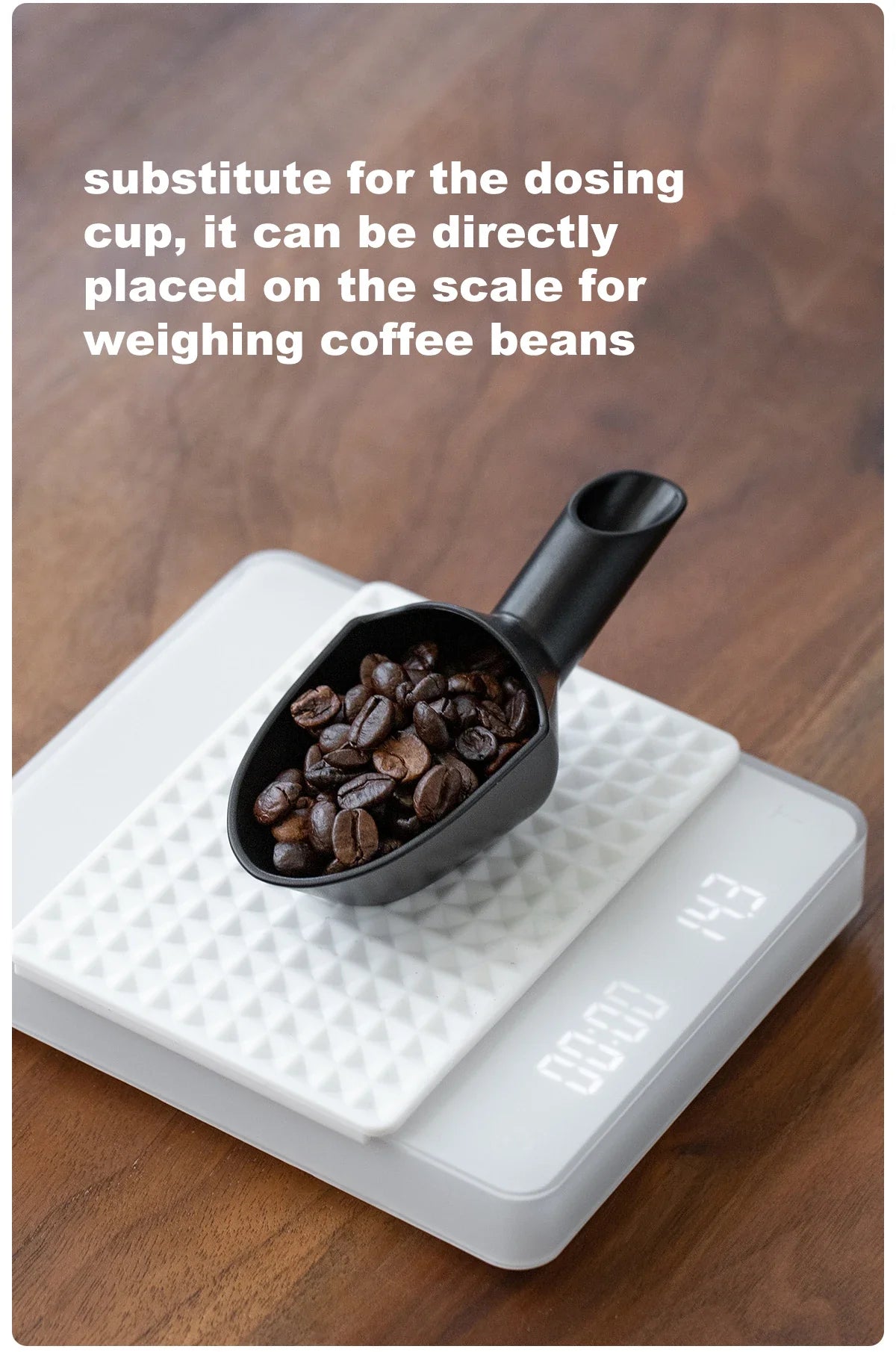 CAFEDE KONA Coffee Shovel Measuring Spoon 20g Scoop Coffee Beans Kitchen Measuring Tool Coffee Spoon Matching Series