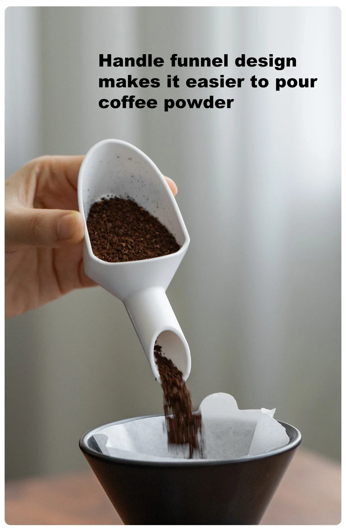 CAFEDE KONA Coffee Shovel Measuring Spoon 20g Scoop Coffee Beans Kitchen Measuring Tool Coffee Spoon Matching Series