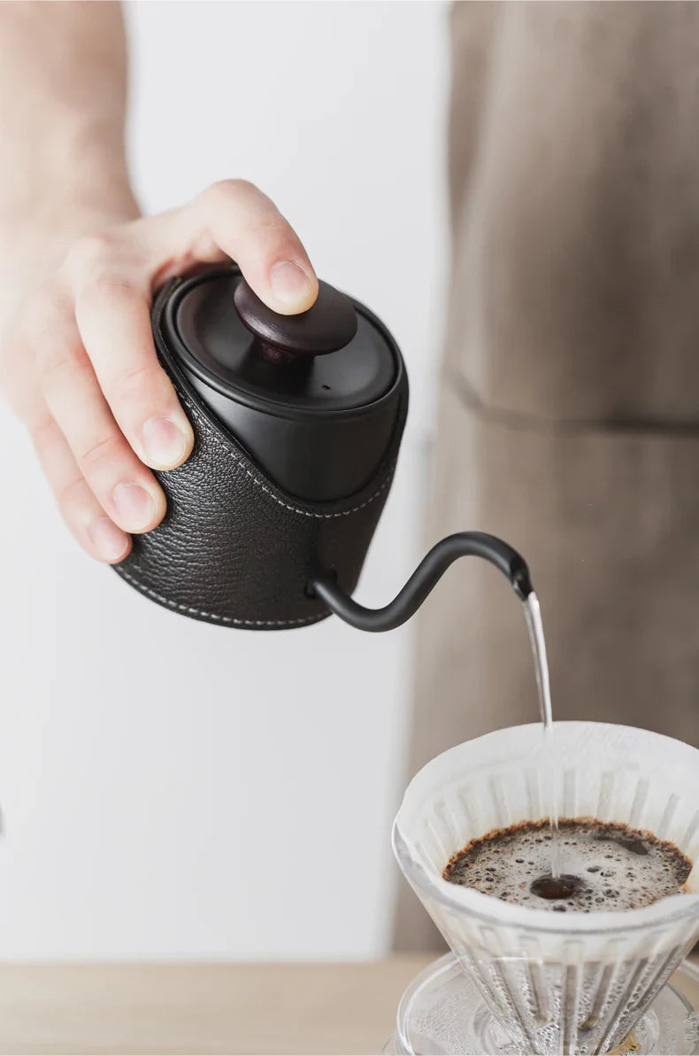 CAFEDE KONA Handleless small Drip Kettle Pour Over Kettle Coffee Pot 360ml Enables You To Brew More Flexibly And Easily