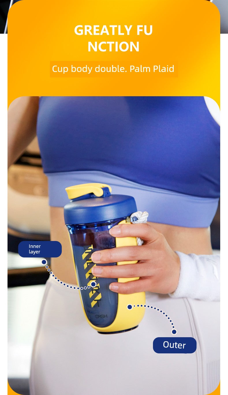 Cmsh Sports Fitness Milkshake Portable Shake Cup