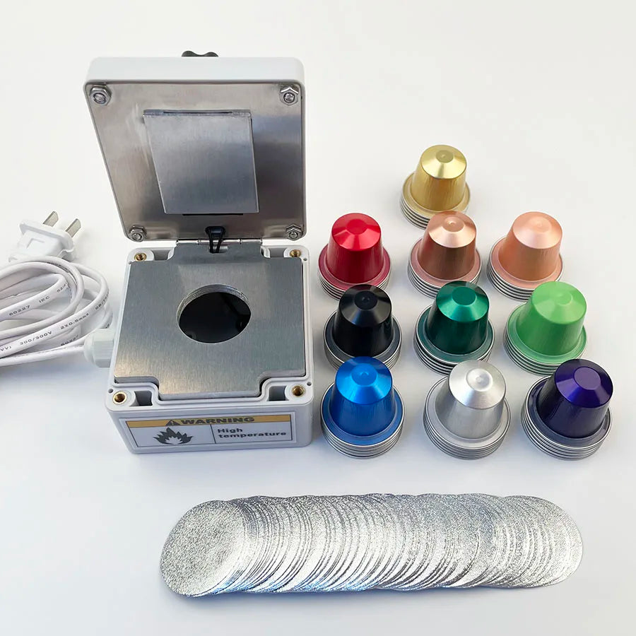 DIY Nestle Nespresso Coffee Capsule Aluminum Empty Shell Sealing Machine Compatible with Xiaomi Mi Xin Xiang Aluminum