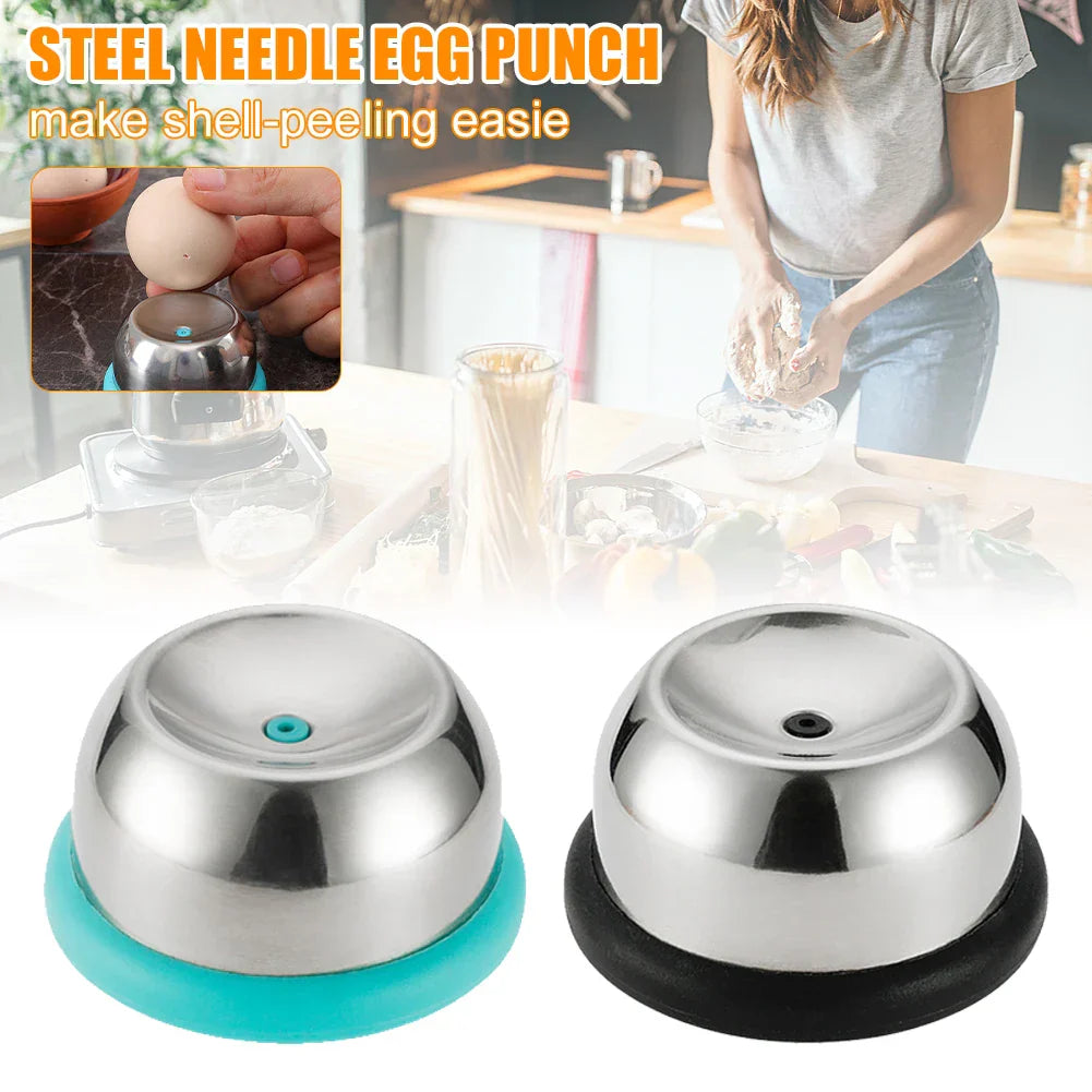 Egg Piercer for Boiled Eggs Hole Puncher Prickers Separator Stainless Steel Needle Egg Separator Piercing Tool Kitchen