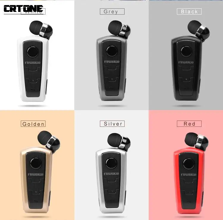 Fineblue F910 Bluetooth Mini portable Wireless Bluetooth Earphone Headset In-Ear Vibrating Alert Wear Clip Hands Free