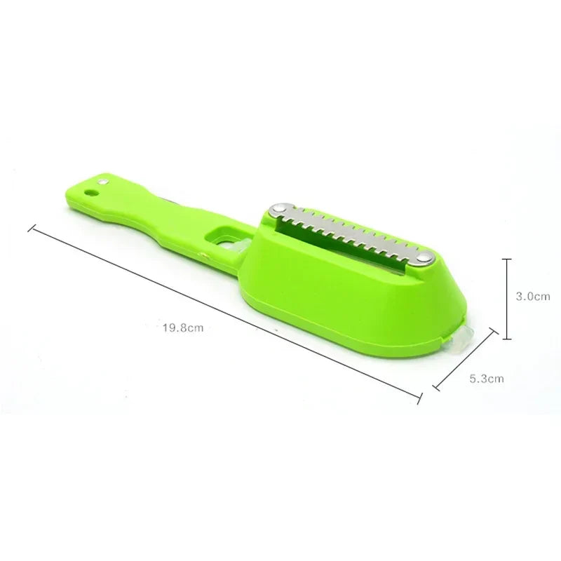 Fish Scale Scraper Fishing Scale Brush Graters Fast Remove Fish Peeler Scalers Cleaning Brush Seafood Tool Kitchen