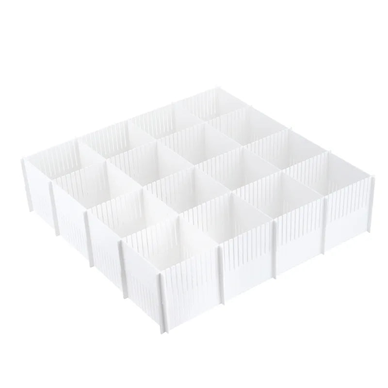 Free combination drawer storage partition board DIY Socks and underwear Plastic storage management grid makeup