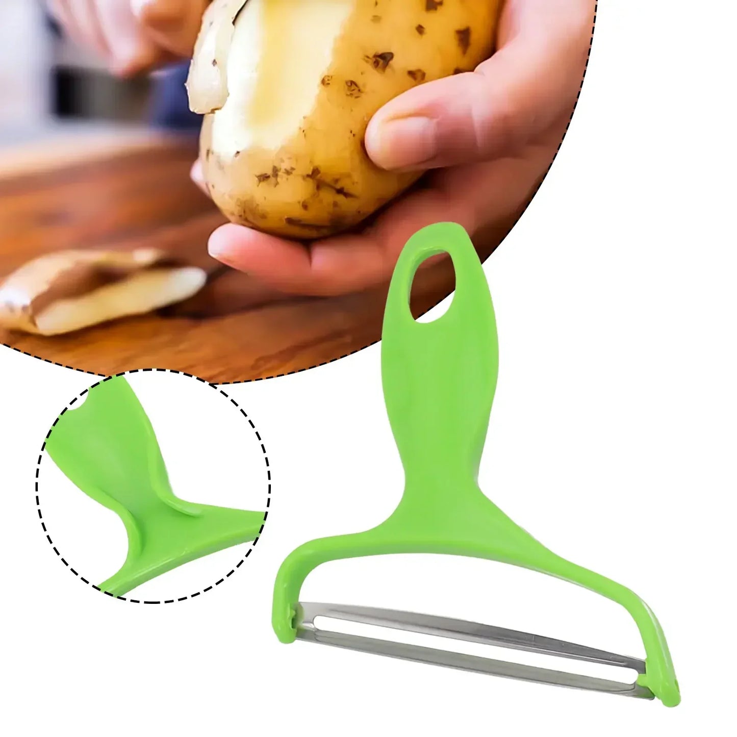 Grater Shredder Vegetable Peeler Stainless Steel Green Lightweight Portable Potato Peeler Kitchen Sale Useful Hot