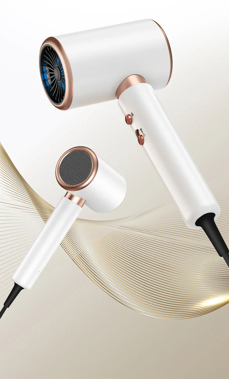 Hair Dryer High-Speed Electric Turbine Airflow Low Noise Constant Temperature And Quick Drying Suitable For Home Salons.