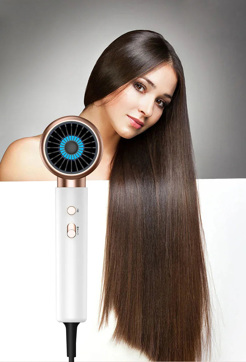 Hair Dryer High-Speed Electric Turbine Airflow Low Noise Constant Temperature And Quick Drying Suitable For Home Salons.