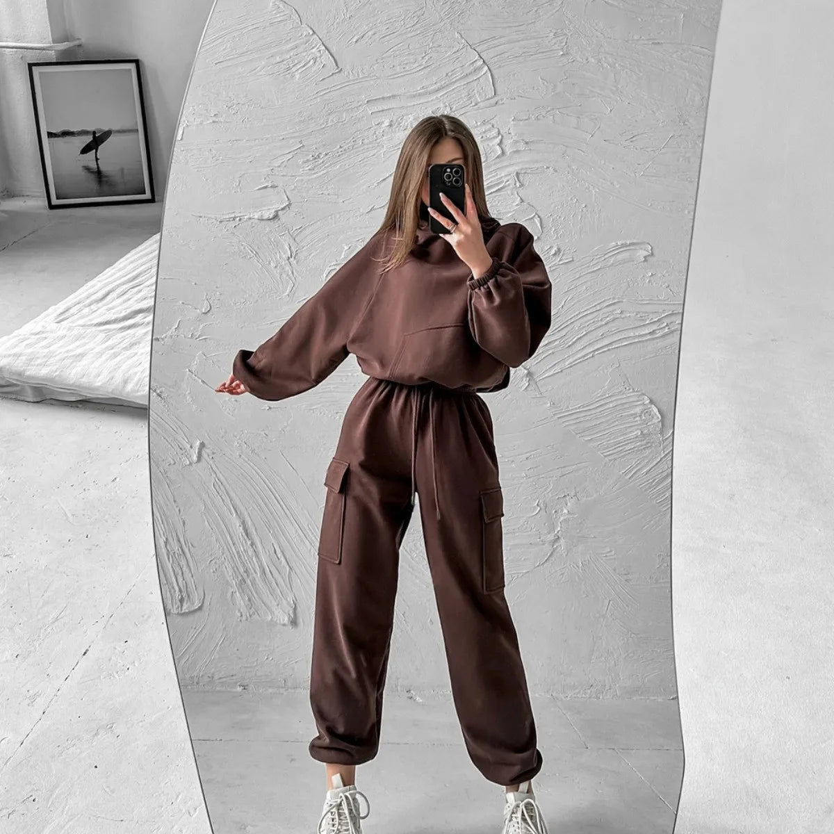 Hoodies And Pants Hoodies Set Clothes Women Two Pieces Sweatshirts trousers sets sets for women 2 pieces Woman clothing