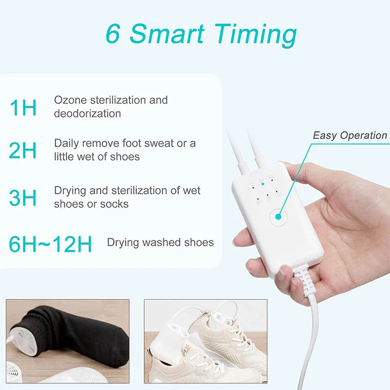 Household Shoe Dryer Intelligent Sterilization Foot Care Device Warm Air Drying Dehumidification Odor Removal Mute