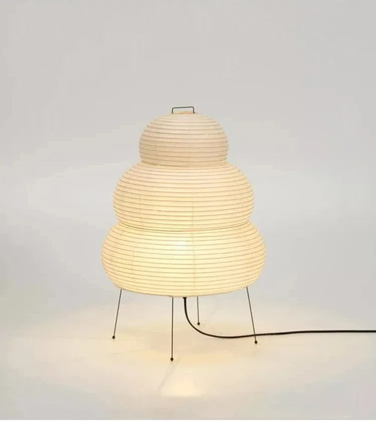 Japanese-style LED Rice Paper Table Lamp Noguchi Three-tone Light Eye Protection Japanese Lamp Living Room Hotel