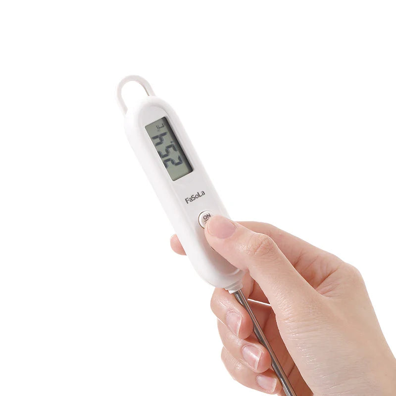 Kitchen Digital Food Thermometer Water Thermometer Tool Probe-Type Electronic Thermometer for Baking Barbecue Soup