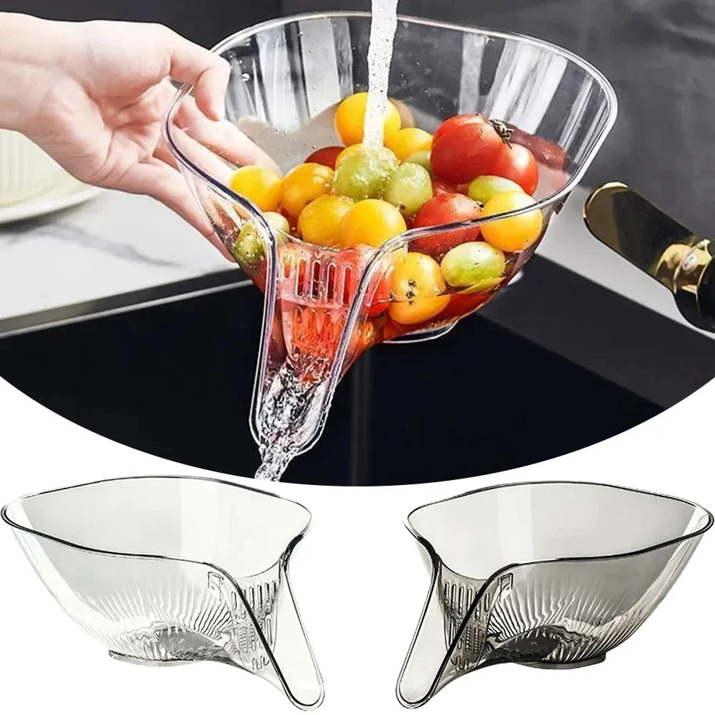 Kitchen Sink Drain Basket Multi-purpose Kitchen Storage Drain Basket Vegetable Fruit Washing Strainer Bowl Kitchen