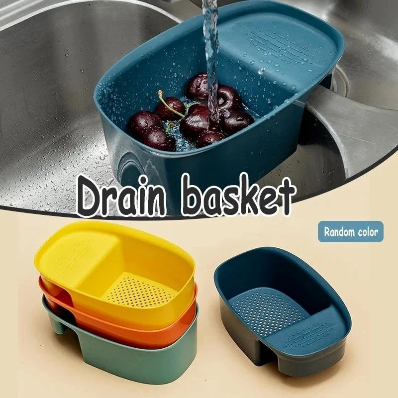 Kitchen SinkDrain Baskets Drains Rack Multi-functional Faucet Shelf Household Gadgets Storage Tool BasketKitchen