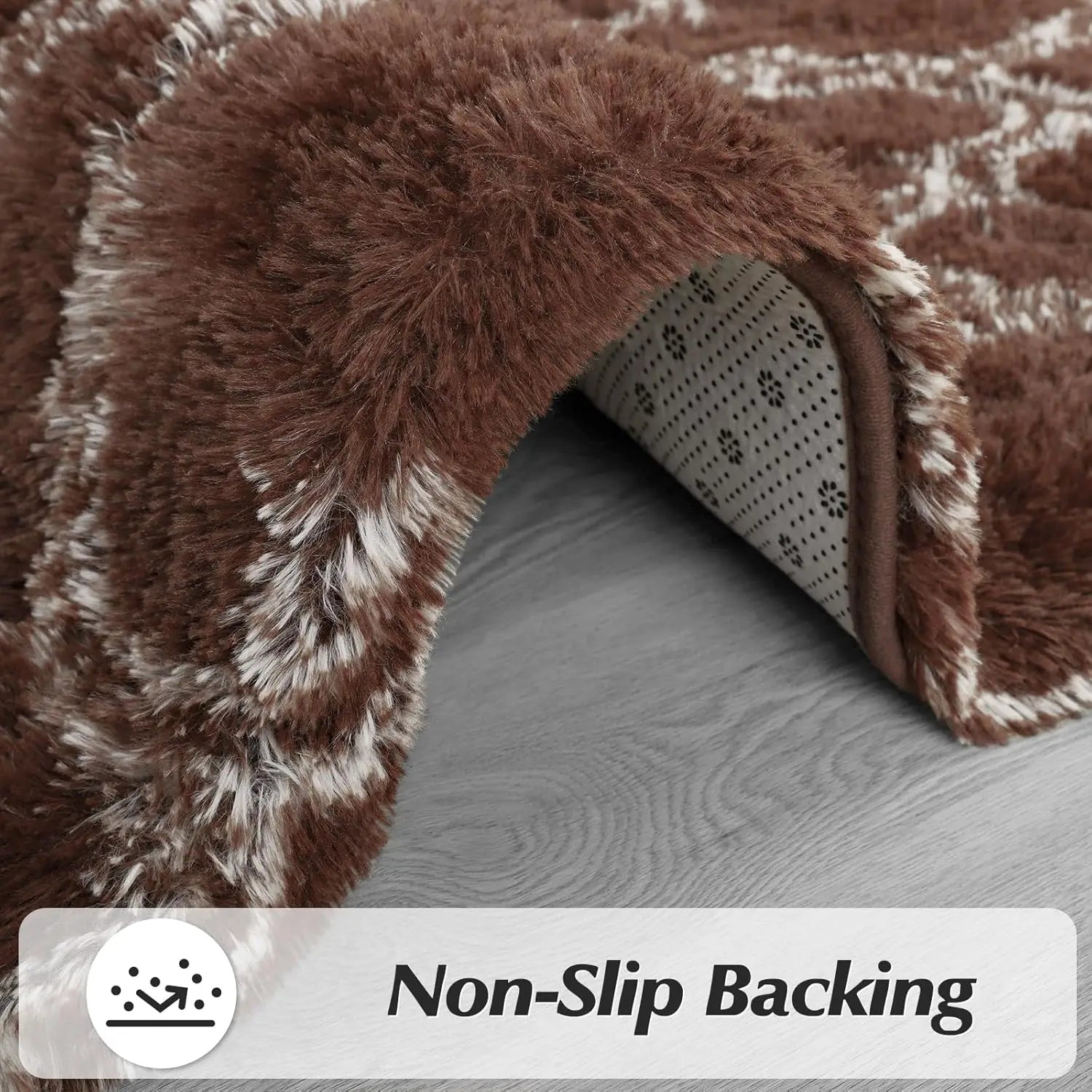 Large Shag Area Rugs for Bedroom Super Soft Plush Fluffy Carpets Living Room Rug Non-Slip Indoor Floor Rug for Kids