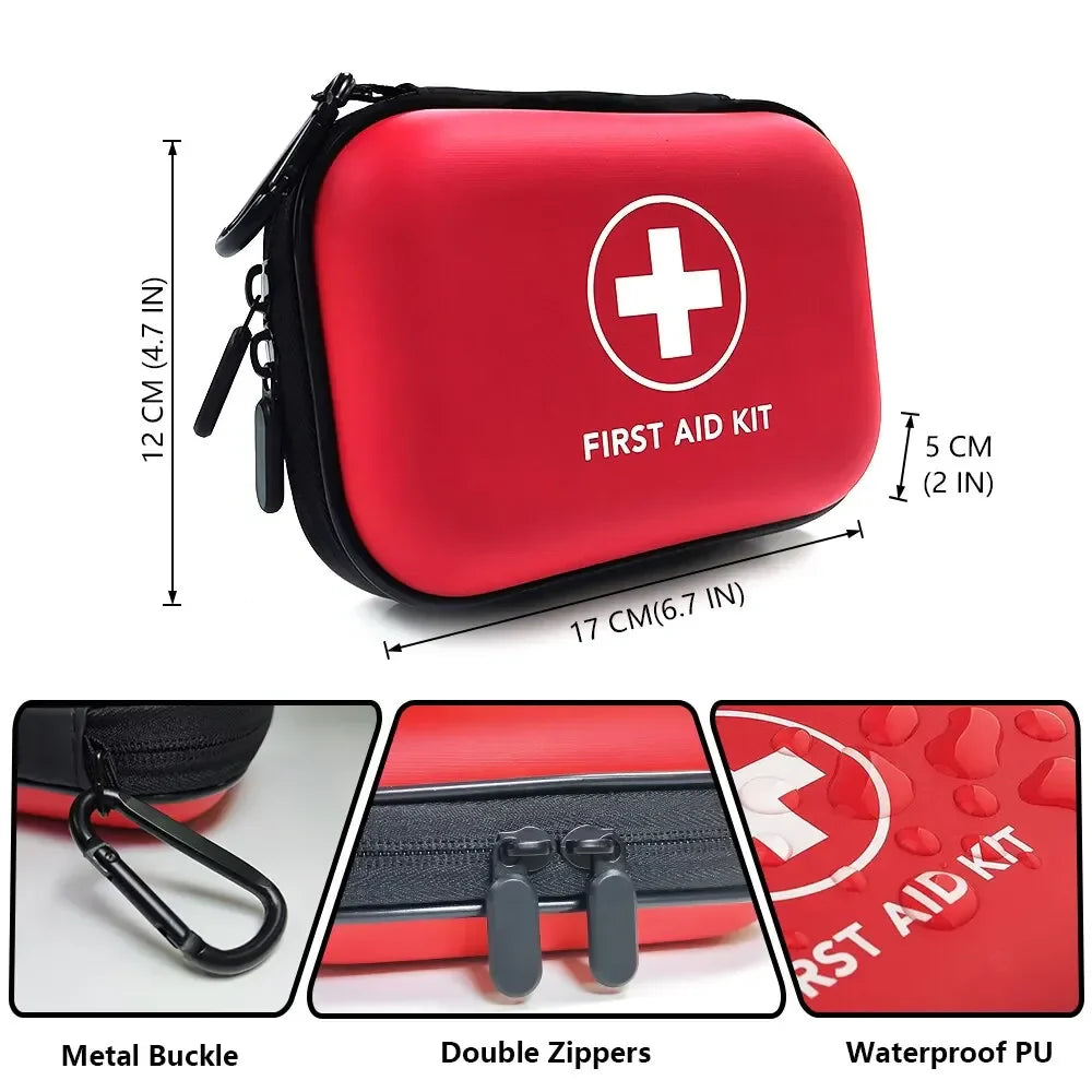 Medical First Aid Kit Bag Storage Box Complete Portable Emergency For Household Outdoor Travel Camping Equipment