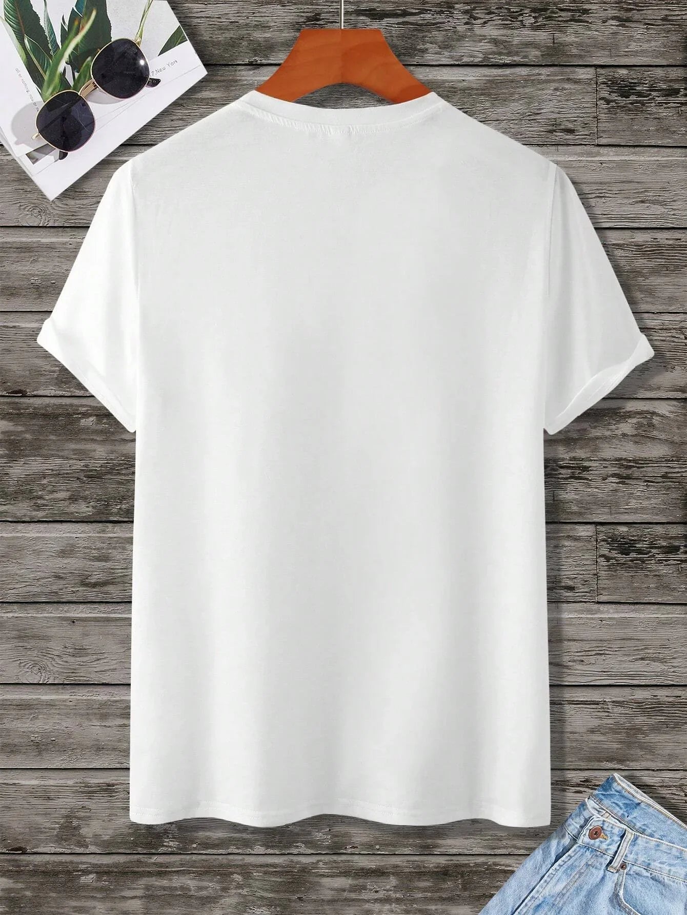 Men’s 100% cotton summer loose fit DREAM Letter printed slim fit casual sports round neck short sleeved T-shirt top