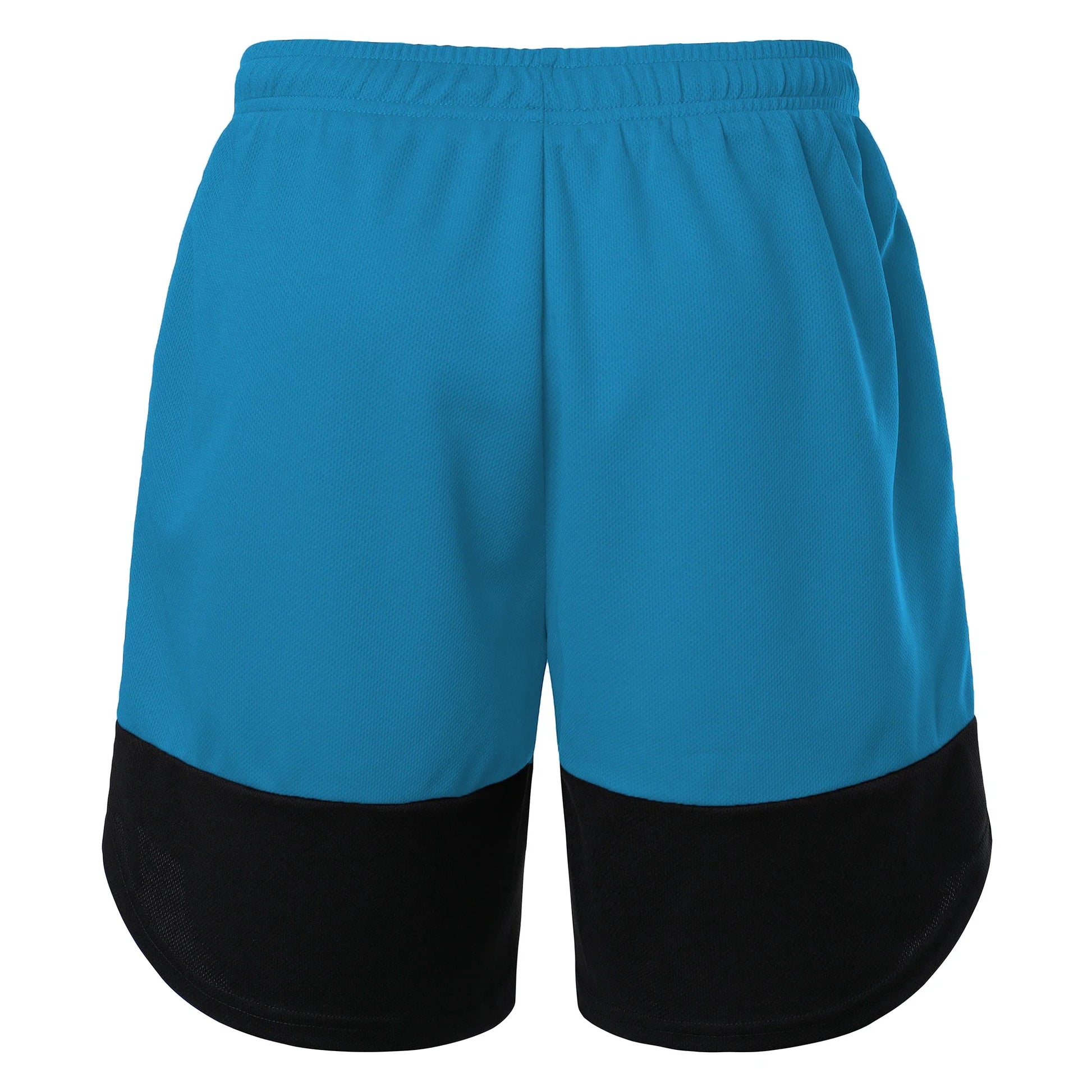 Men’s Color Block Jersey Shorts Activewear Breathable Comfy Drawstring Shorts For Athletics Basketball